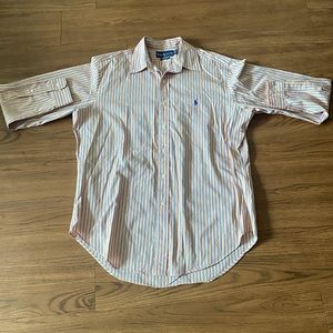 Ralph Lauren Men’s Classic Fit Striped Button Down Size 16